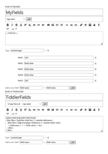 Testing fields