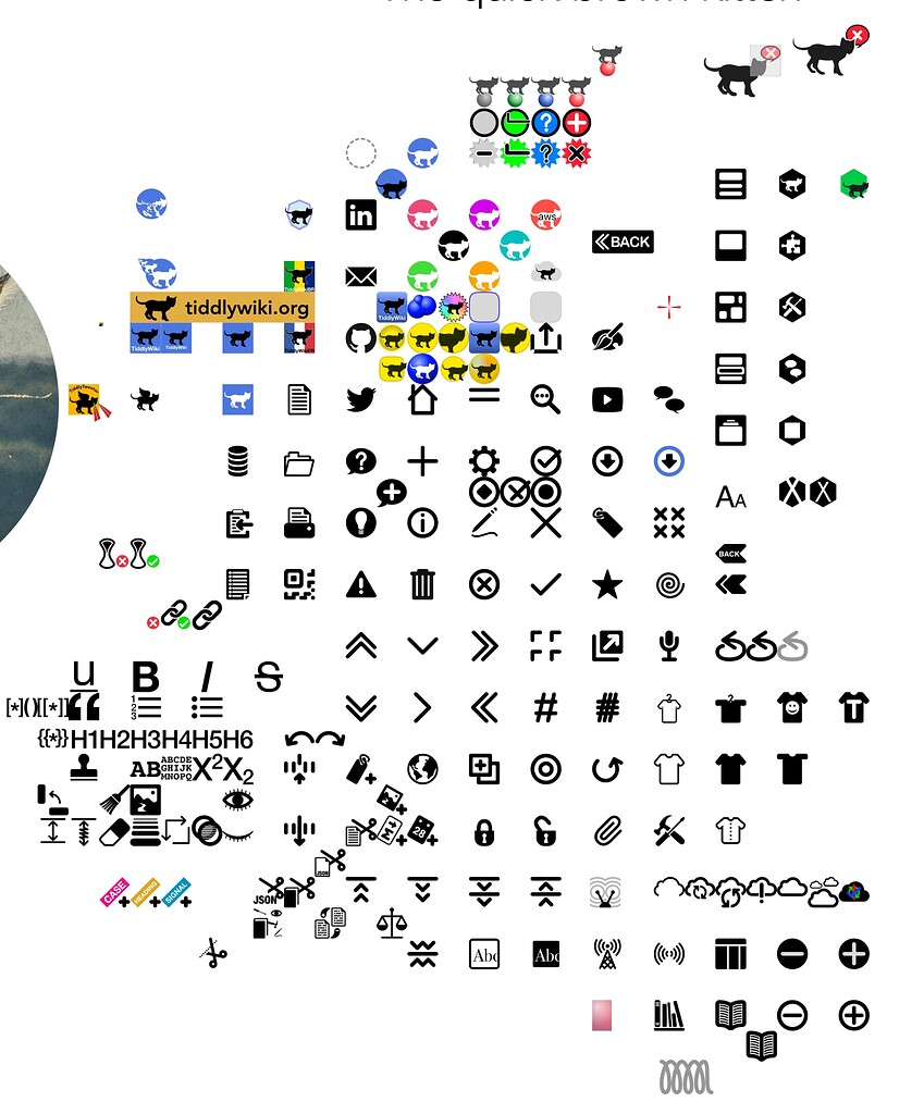 TiddlyWiki 5 core icon development - Talk TW