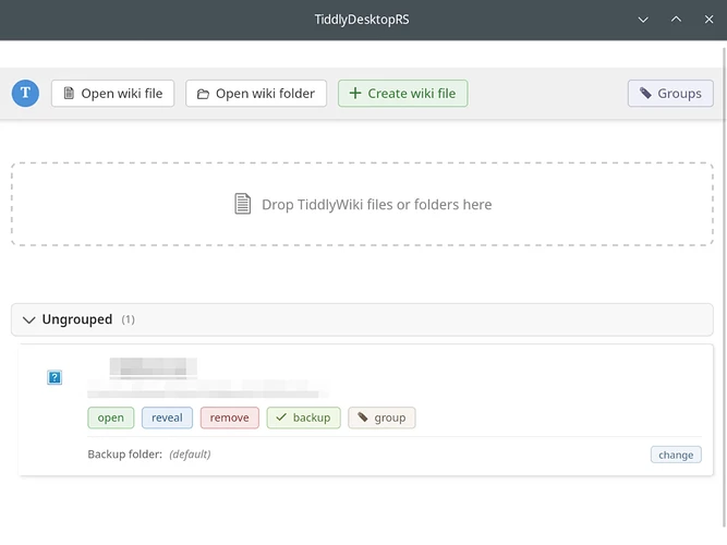 Screenshot of landing page