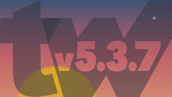 TiddlyWiki 5.3.7 with sun